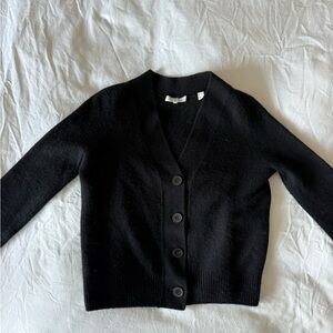 Vince Black Cashmere Cardigan - Size Small